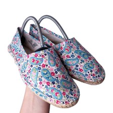 Cath Kidston Espadrilles Slip On Floral Print Size EUR 38 UK 5 Multicoloured