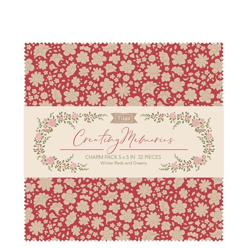 Tilda charm pack 5cm - charm, 12.5cm
