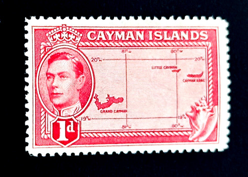 Cayman islands stamp 1938 - cayman,