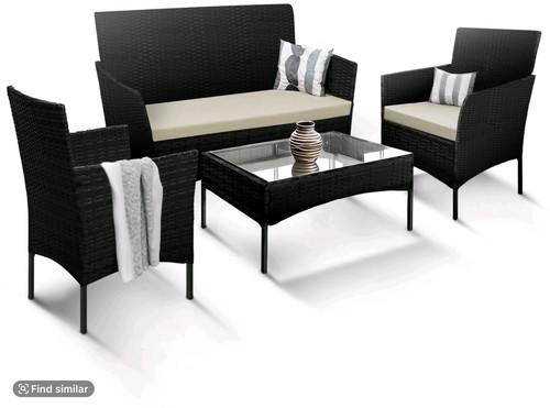 Keplin piece rattan garden - 4-piece,