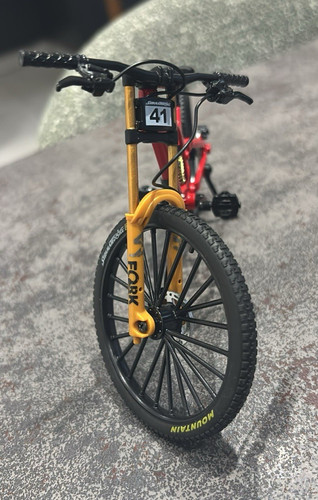 Red gold black bmx - bike, 12in