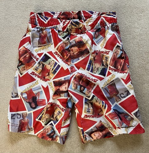 Men red swim shorts - red,