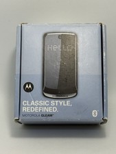 Motorola Gleam Classic Style Grey Flip Phone