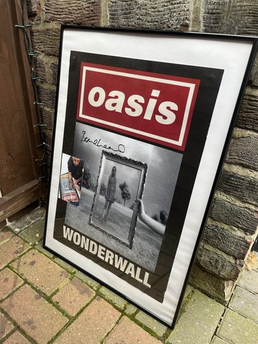 Oasis bonehead signed - oasis,