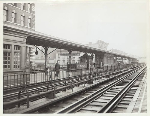 Man waiting railroad - man, at