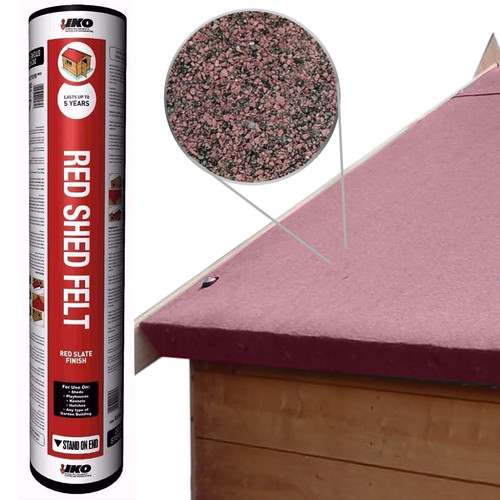 Iko shed felt red - 8m, |