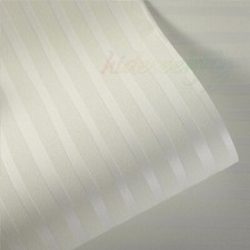 Beige Embossed Striped Shimmer Wallpaper Paste The Wall Textured Heavy Feature