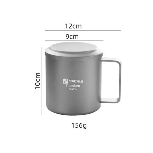 Portable 450ml titanium - portable,
