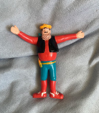 Vintage 1995 THE DANDY Desperate Dan Plastic Bendy Action Figure- DC Thomson