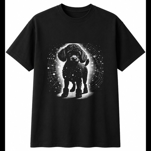 Charcoal miniature poodle - charcoal,