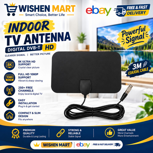 8000 miles indoor antenna - indoor, tv