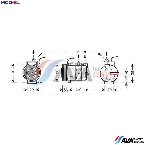 Compressor air conditioning - compressor,