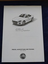 Fiat 124 Spider prices