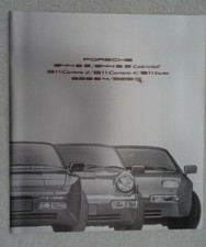 Porsche brochure 1991 - 911 Carrera 2, 4,Turbo,944S2,944 Cabriolet,928 S4, 928GT