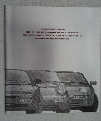 Porsche brochure 1991 911 - brochure,