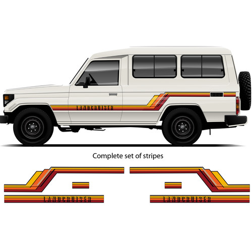 Deco stripes are made fit - are,