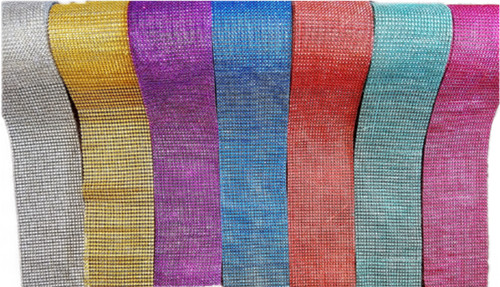 Metre coloured diamante - metre,