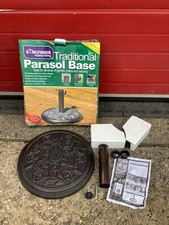 45cm Diameter Kingfisher 9Kg Parasol Base, Garden Umbrella Stand, Patio