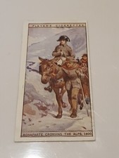 Players Cigarette Card Napoleon #11 Bonaparte Crossing the Alps 1800 (D6)