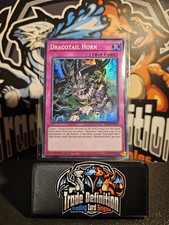 JUSH-EN010 Dracotail Horn : Super Rare 1st Edition Mint YuGiOh Card