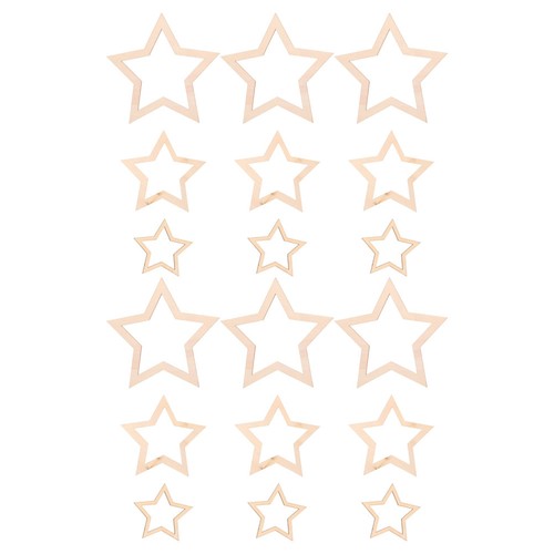 Pcs wood star shaped dream - wood,