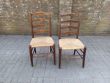 Pair Antique Victorian Rush