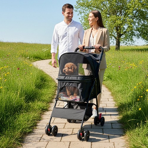 Pet travel stroller cat - stroller,