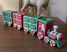 Wooden Train Advent Calendar