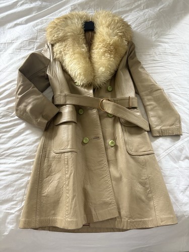Vintage shearling leather - shearling,