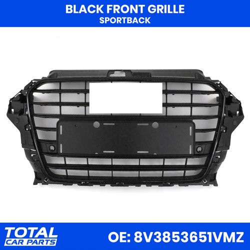 Radiator grille black - grille,