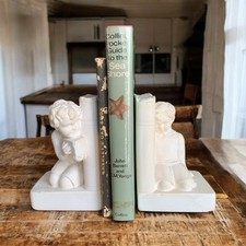 Pair Of Charming Vintage White