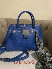Blue Guess handbag shoulder