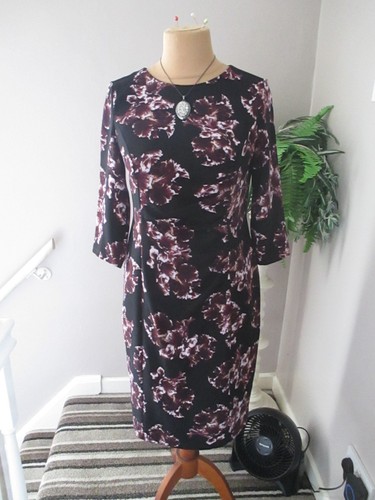 Eastex black and purple - purple, dress