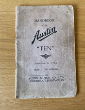 Handbook of the Austin Ten -