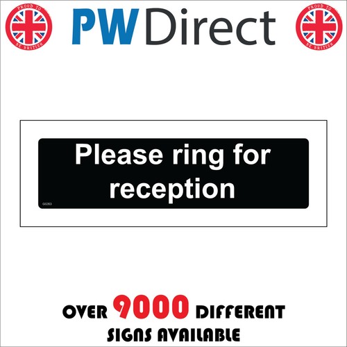 Sign please ring for - please,