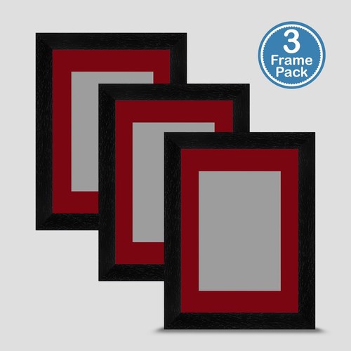 Photo frame black 7x5 inch - frame,