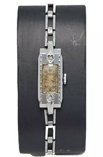 Ladies art deco bulova with - bulova,