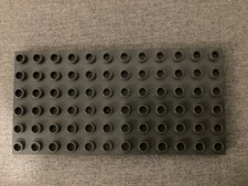 Duplo Lego Base Board Building Board Grey 6 x 12 studs in size in Good Condition