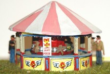 Card Darts round stall Fairground Q13 UNPAINTED OO Scale Langley Models Kit