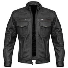 MENS GENUINE LEATHER BLACK