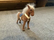 Max Carl Miniature Felted Horse German With Makers Sticker