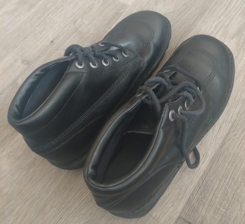 Mens kickers black - black, leather
