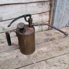  Vintage Brass Garden Sprayer. Made by Monitor,  Model No 4. 23cm/9inch tall. 