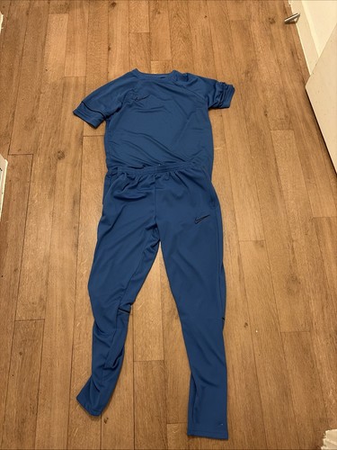 Nike blue track top and - track,