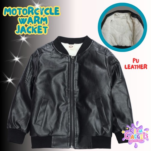 Boys leather bike - leather,
