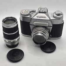 Voigtlander Bessamatic 35mm Camera with 50mm F/2.8 & 135mm F/2.8 - Fully Working
