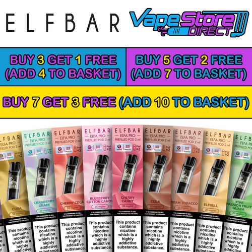 Elf bar elfa - bar, prefilled