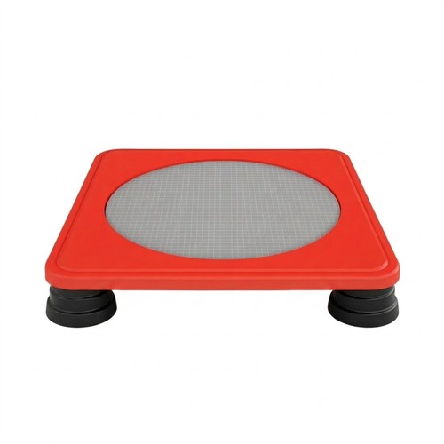 Low height square trampoline - square,