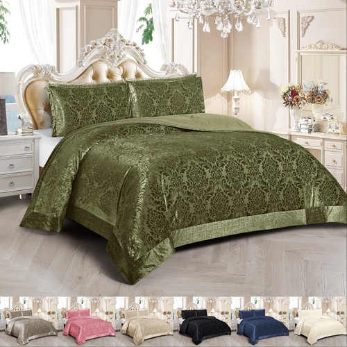 Quilted velvet bedspread - quilted,