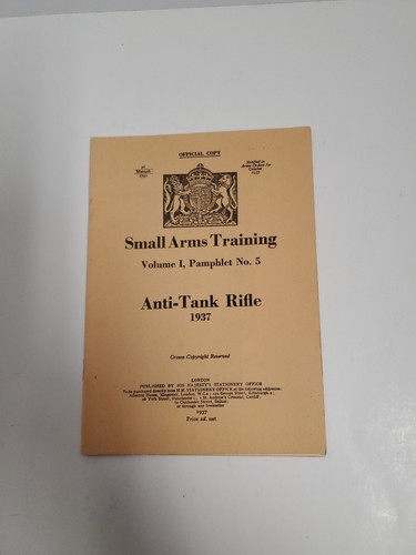 Small arms training volume - small,